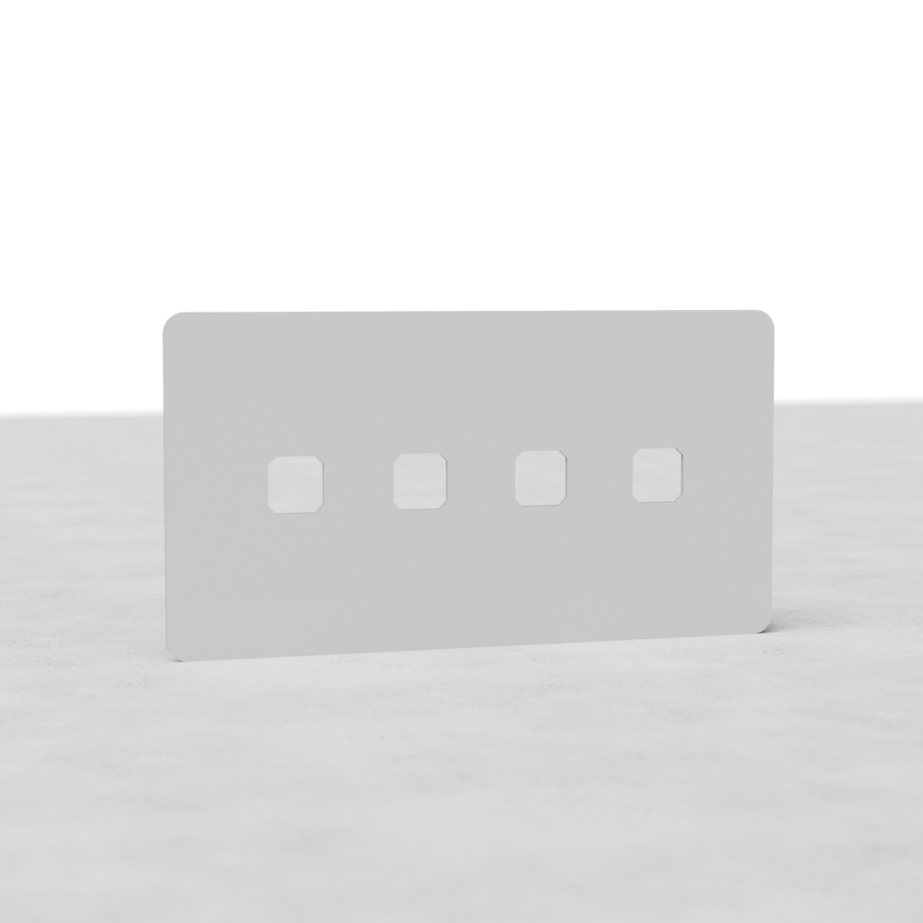 Marco (doble) de interruptor x4 - Pintable