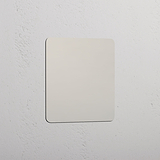 Cubierta para pared elegante decorativa: Placa ciega individual en níquel pulido