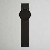 Pomo para puertas Onslow con placa larga (fijo) - Bronce