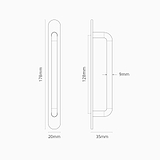 128mm kilburn furniture handle dimensions