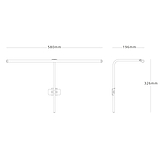 Lámparas para cuadros Harrow 580mm - Bronce