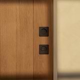 Cerradura giratoria embutida Regent - Bronce