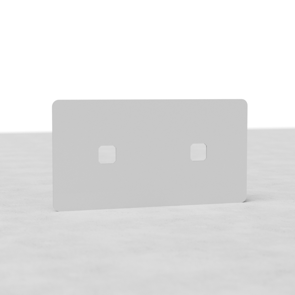Marco (doble) de interruptor x2 - Pintable