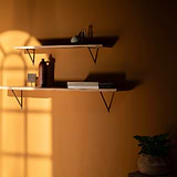 Soporte de estanterías Brixton de 150mm - Bronce