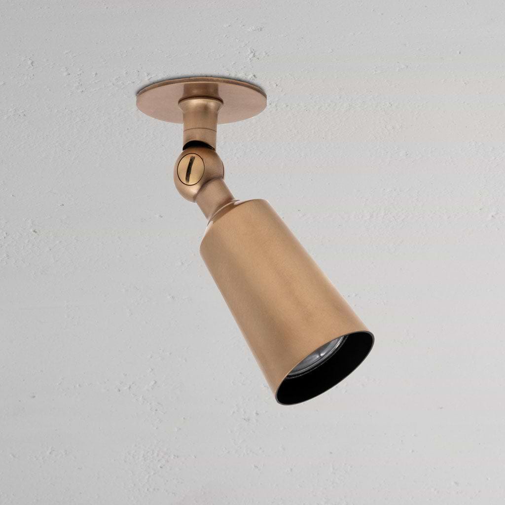 Lámpara de techo individual Perryn pequeña (35 mm) - Latón antiguo
