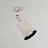 Lámpara de techo individual Baylis de 50 mm - Níquel pulido