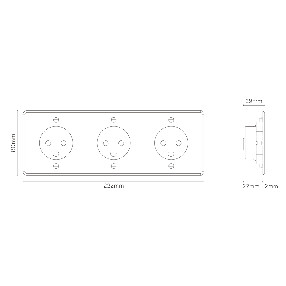 Technische Strichzeichnung