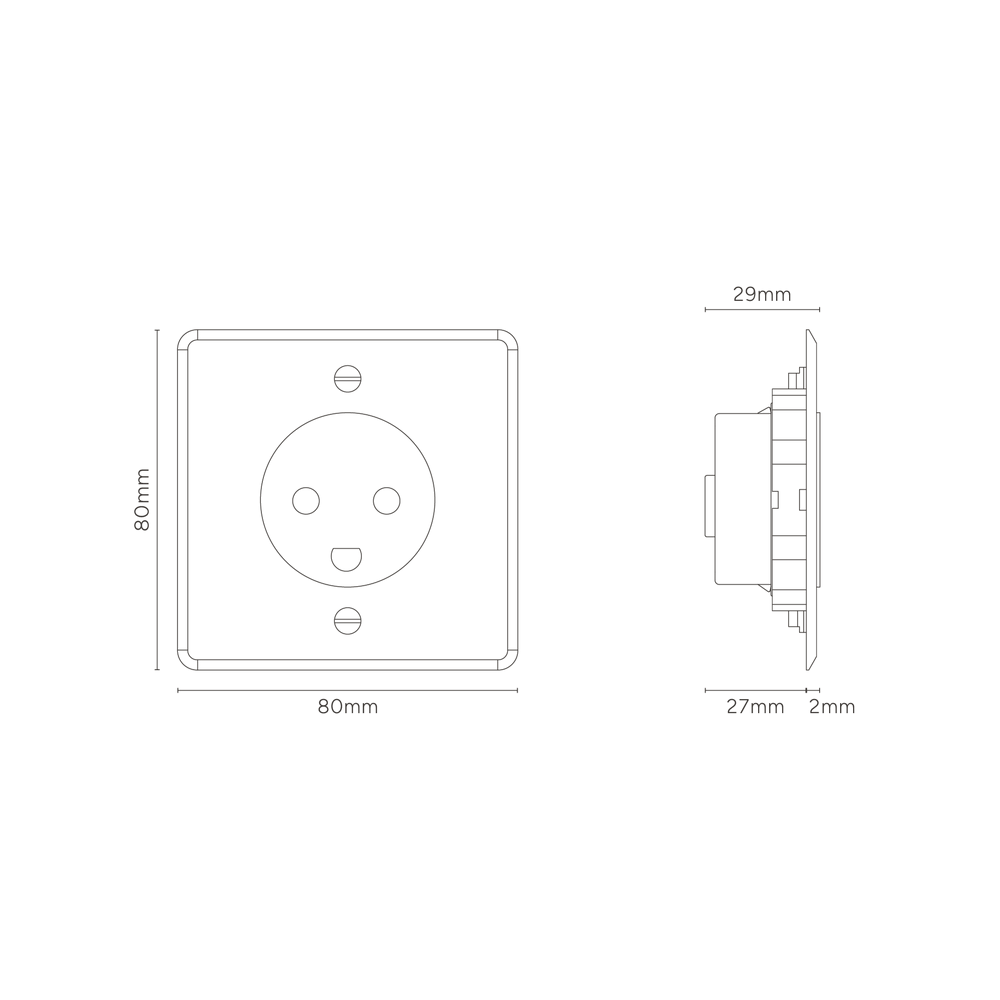 Technische Strichzeichnung