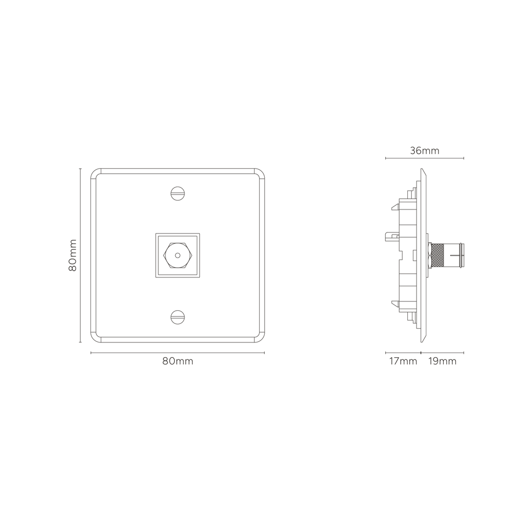 Technische Strichzeichnung