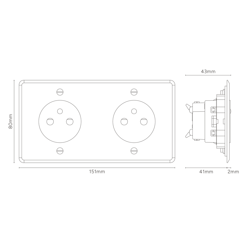 Technische Strichzeichnung