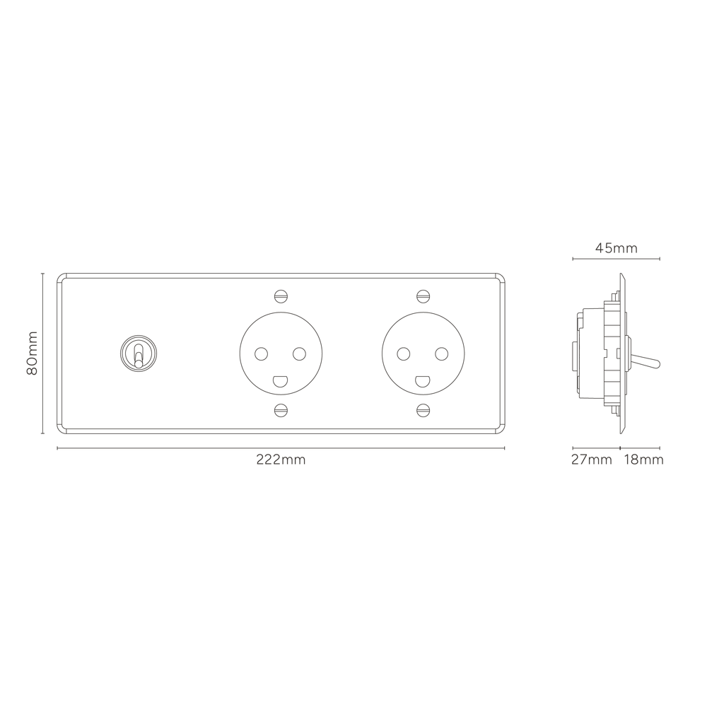 Technische Strichzeichnung