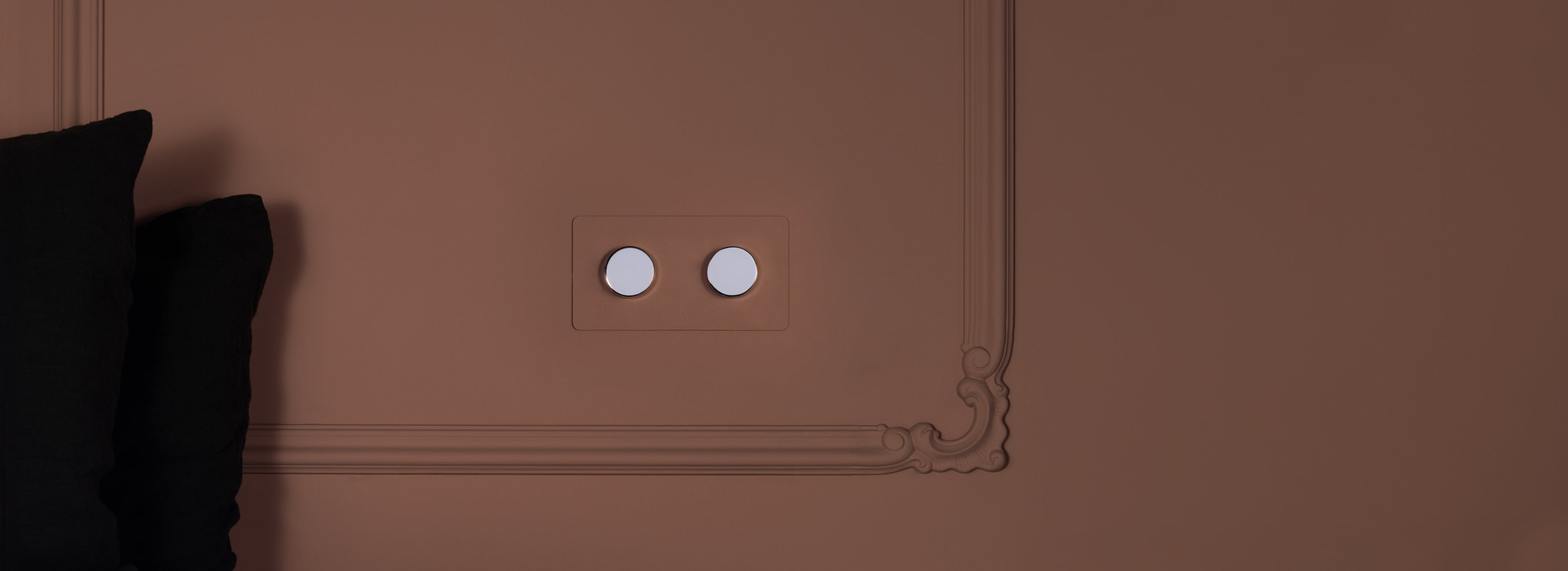 Peignable nickel poli - inserts blancs