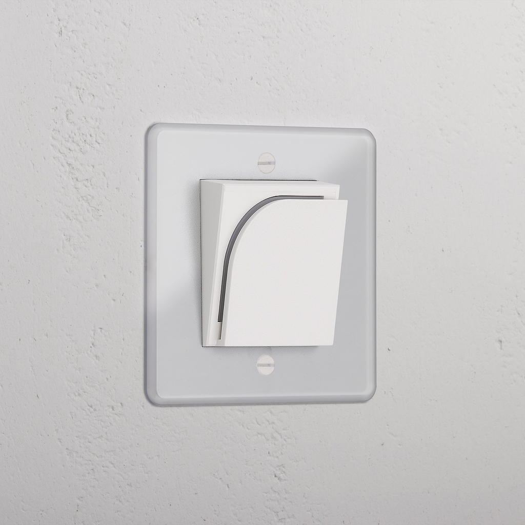 Lecteur de Carte pour Hôtel Simple - Transparent (Insert Blanc)