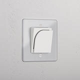 Lecteur de Carte pour Hôtel Simple - Transparent (Insert Blanc)