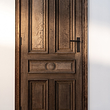 Apsley Poignée de Porte à Ressort à Plaque Longue - Bronze