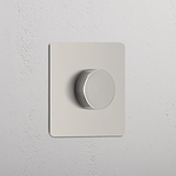 Light Intensity Control Switch: Polished Nickel Single Dimmer Switch