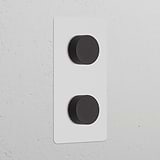 Variateur X2 Vertical (Plaque Double) - Bronze Peignable