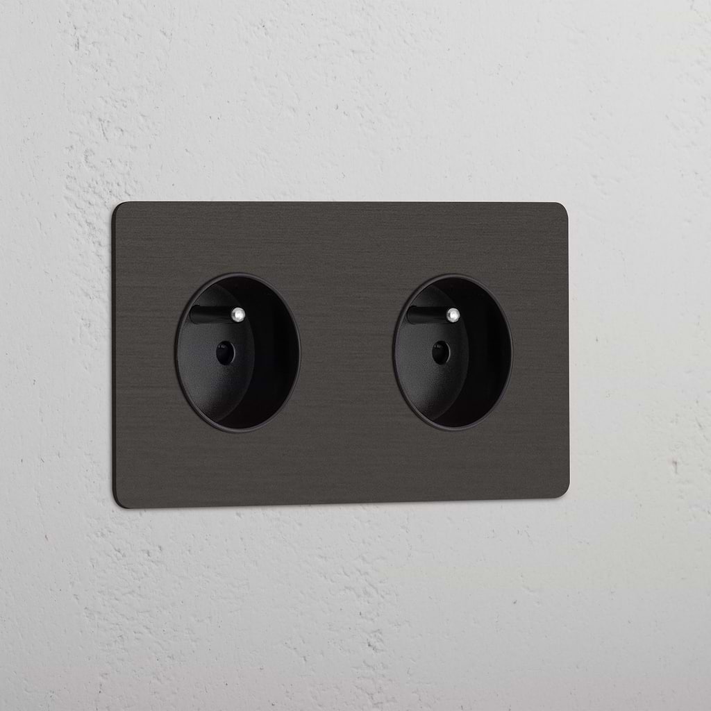Double 2x French Power Module - Bronze Black
