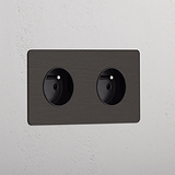 Double 2x French Power Module - Bronze Black
