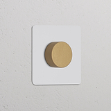 Variateur (Plaque Simple) - Laiton Ancien Peignable