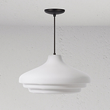 Brookfield Suspension Grand Format en Verre Opalin - Bronze