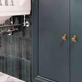 Kilburn Bouton de Meuble - Laiton Ancien