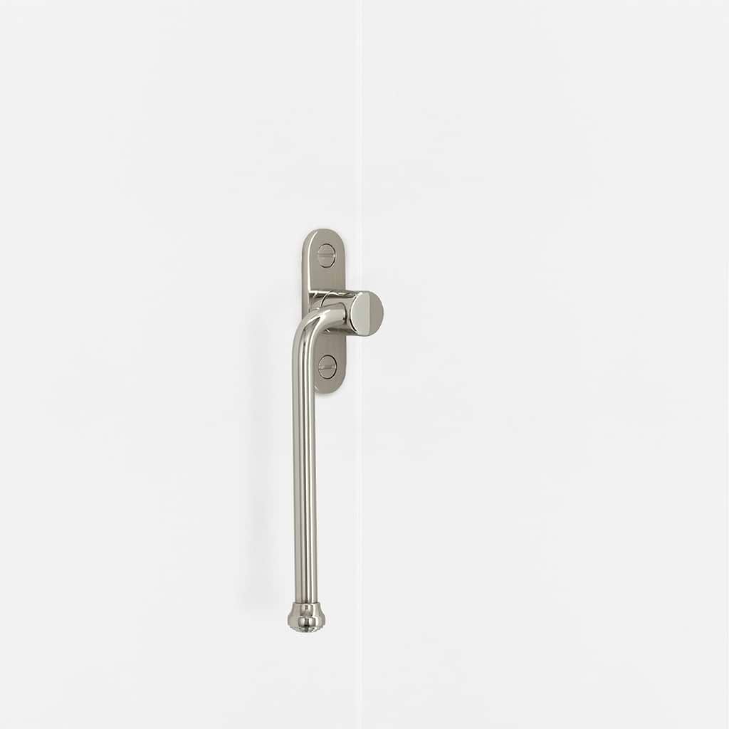 Southbank Casement Window Handle (Left) - Polished Nickel