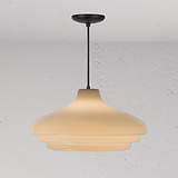 Brookfield Suspension Grand Format en Verre Opalin - Bronze