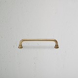 Antique Brass Sycamore Furniture Cupboard Handle - 128mm