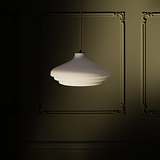 Brookfield Suspension Grand Format en Verre Opalin - Bronze