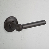 Harper Poignée de Porte Fixe - Bronze
