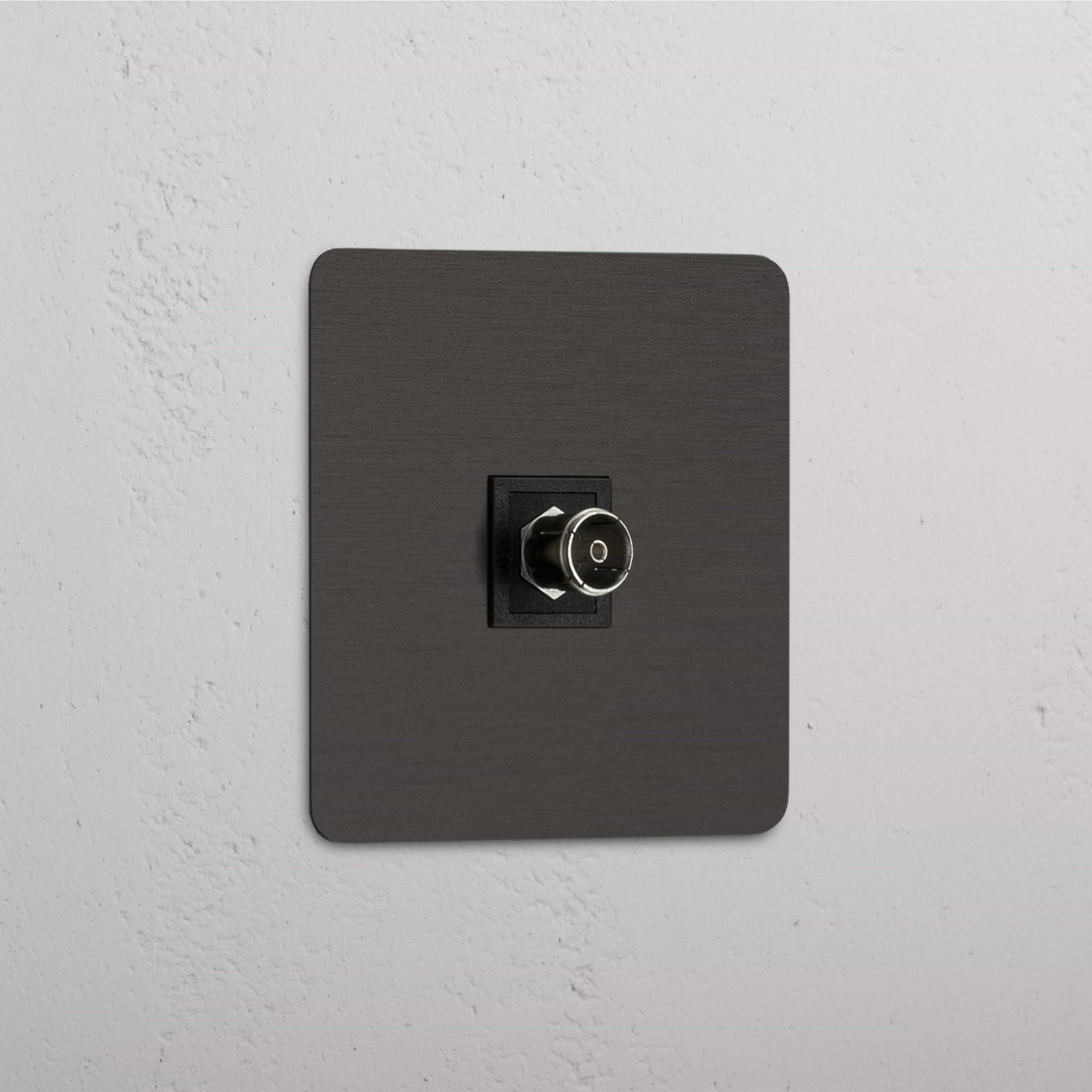 High-Quality Single TV Module in Bronze Black - Crystal Clear Transmission