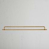 Kilburn Rustic Cupboard Furniture Handle - Antique Brass