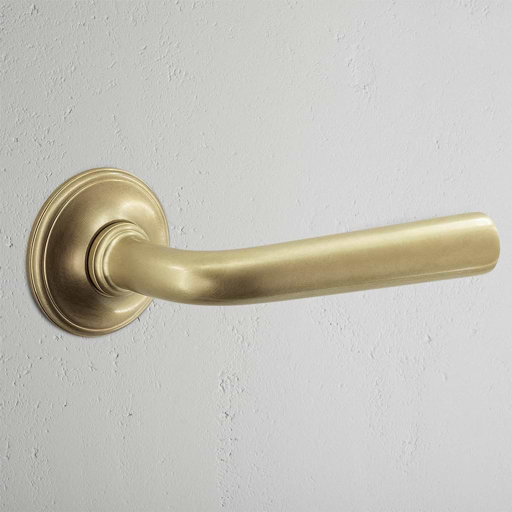 Apsley Poignée de Porte Sans Ressort - Laiton Ancien