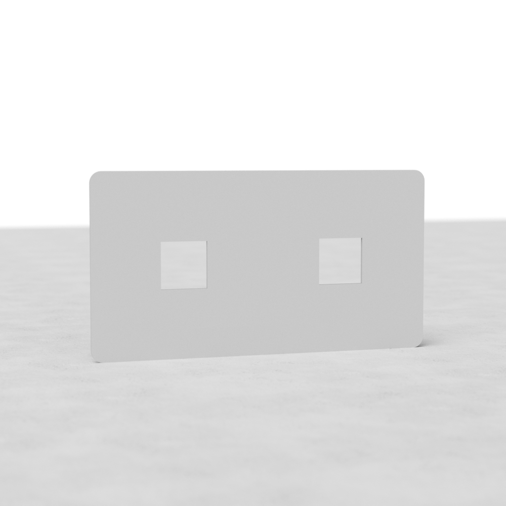 Plaque (Double) Insert Keystone x2 - Peignable