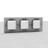 Plaque (Triple) Insert 45 mm Carré - Peignable