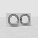 Plaque (Double) Insert Rond - Peignable