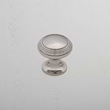 Barlow Bouton de Meuble Taille Moyenne - Nickel Poli