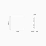 Plaque Obturatrice Simple - Peignable