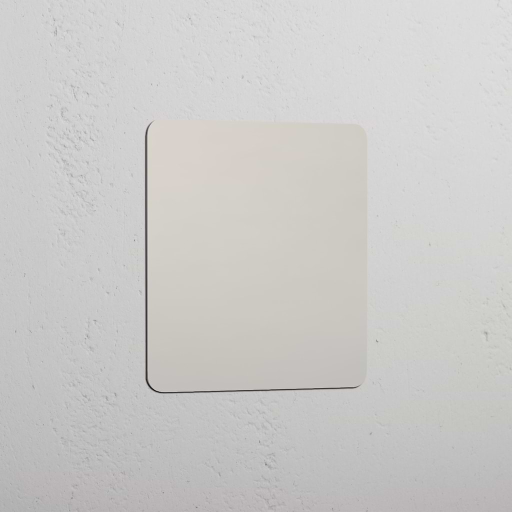 Elegant Decorative Wall Cover: Polished Nickel Single Blank Plate