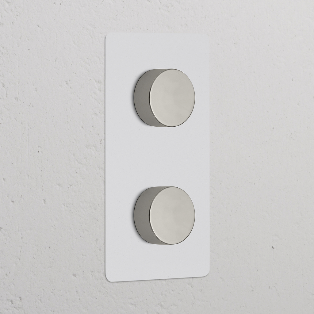 Variateur x2 Vertical (Plaque Double) - Nickel Poli Peignable