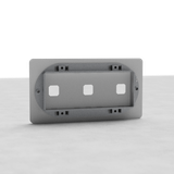 Plaque (Double) Insert Interrupteur x3 - Peignable