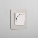 Lecteur de Carte pour Hôtel Simple - Nickel Poli (Insert Blanc)