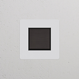 Permutateur Carré (Plaque Simple) - Bronze Peignable Insert Noir