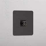 High-Quality Single TV Module in Bronze Black - Crystal Clear Transmission