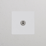 Permutateur à Levier (Plaque Simple) - Nickel Poli Peignable