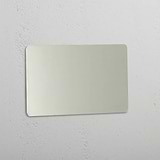 Double Blank Plate in Polished Nickel - Sleek Decorative Wall Cover