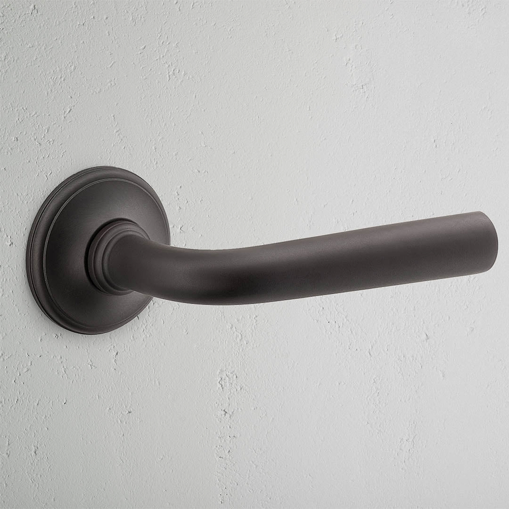 Apsley Poignée de Porte à Ressort - Bronze