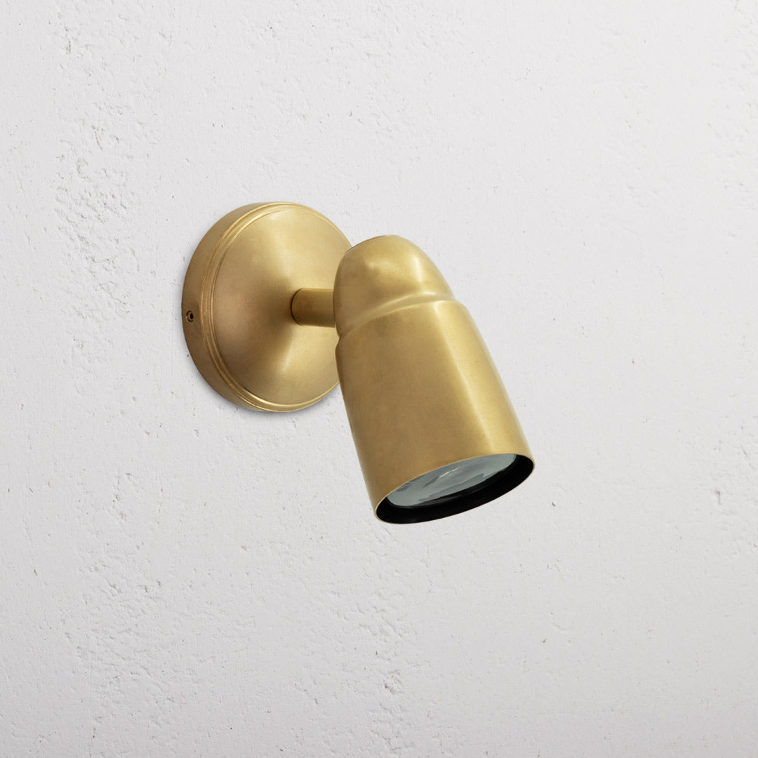 Ealing Flush Spotlight - Antique Brass