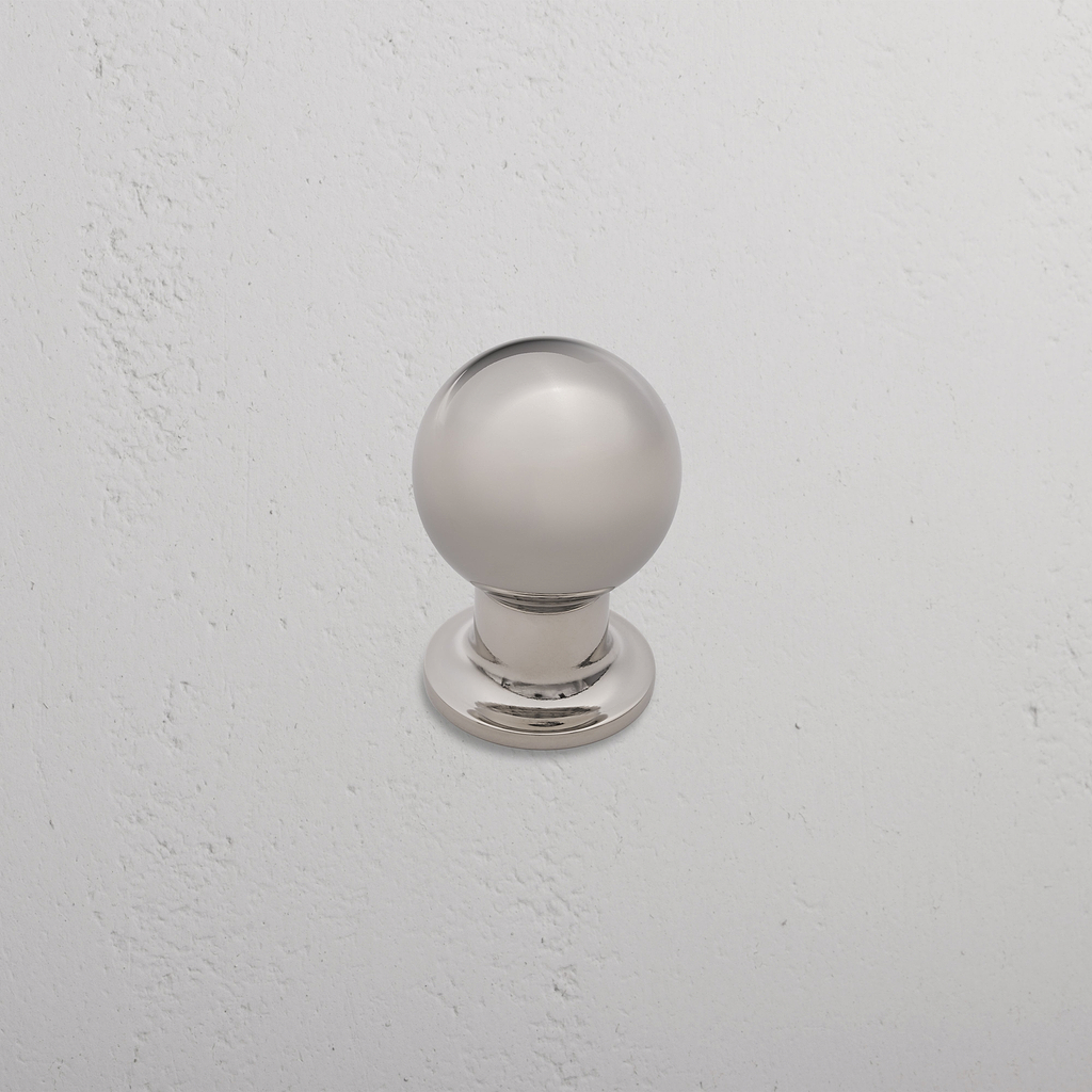 Bayswater Bouton de Meuble Taille Moyenne - Nickel Poli